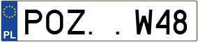 Truck License Plate